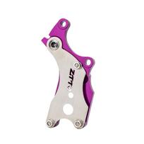 ZTTO MTB Road Bike V Brake To Disc Brake Adapter Rim Brake Mount Change Holder Bicycle Brake Converter violetinė