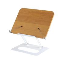 Foldable Book Stand 360° Rotating Base Laptop Holder Thick Reading Rack  for Readers light-no rotating