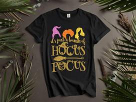It's Just A Bunch Of Hocus Pocus T-Shirt Mens Womens Tees Top T Shirt Mens Womens Tees Top Men Women Unisex Tshirt I141 4XL