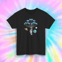 We Rise by Lifting Others Shirt Astronaut Inspirational Positive Space Tee S-5XL S