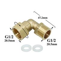 12/14/16/19mm Brass Hose Barb Connector Elbow 1/2 Male Female Thread Coupler Copper Water Oil and Air Pipe Fitting