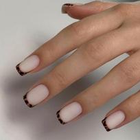 Fashion Long Square False Nails French Aurora Press on Nails Full Cover Leopard Fake Nials Women Girls