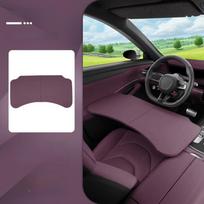 Stabili Konstrukcija Automobilio Nešiojamojo Kompiuterio Stalas Didelis Dydis Automobilio Valgomojo Stalas Maisto Laikiklis Laikinas Automobilio Padėklas Stovyklavimui violetinė