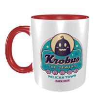 Krobus The Sewers Merchant Stardew Valley Mug Funny Ceramic Coffee Cups Tea Mugs Milk Cup Drinkware Gifts for Woman Man One Size raudona