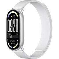 Silicone Loop Strap for Xiaomi Mi Band 10 9 8 Magnetic Bracelet Replaceable Wristband Correa for Xiaomi Band 10 Sport Watchband For Mi Band 10 balta
