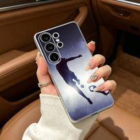 Football pattern Phone Case For Samsung S25,S24,S21,S22,S23,S30,Ultra,S20,Plus,Fe,Lite Transparent Cover Samsung S22plus5G