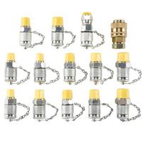 ABBY-14Pcs Hydraulic Pressure Test Point Testing Coupling Adapter Set For Hydraulic System Kit sidabras