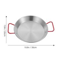 Stainless Steel Frying Pan 20Cm Flat Bottom Nonstick Skillet Ideal for Omelets Sandwiches Pancakes Fried Chicken Italy Noodles 34X25X3.7CM