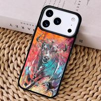 Taurus bull print Phone Case Cover For Magsafe Wireless Charger For iPhone 17 Pro Max 16 14 13 12 11 15 Air iPhone 13 Pro