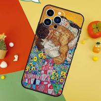 The Kiss Gustav Klimt Painting Phone Case For iPhone 17 Pro Max 16 14 13 12 11 15 Pro Max Plus 12 13 Mini 16e 17 Air Cover iPhone 16