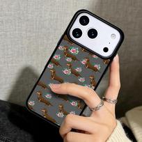 Capa Case for iPhone 17 Air 16 Pro Max 15 Plus 11 13 Mini 14 12 Back Phone Cover Cute Dachshund Dog Hot iPhone17