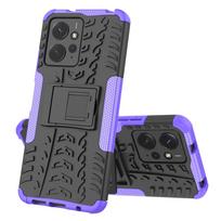For Redmi Note 12 4G Global Cover Case For Redmi Note 12 Fundas Coque Shockproof Armor Protective Phone Bumper Redmi Note 12 ForRedmiNote12 4G violetinė