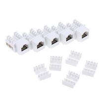 5 vnt. CAT6 RJ45 110 įspaudžiamų Keystone kompiuterio modulio tinklo Ethernet lizdas