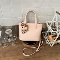 Simple Casual Solid Color Women Messenger Bags 2026 New Korean Style PU Leather Handbags Exquisite Sweet Female Shoulder Bag (20cm<Max Length<30cm) rožinė