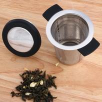 Prmeium Stainless Steel Loose Leaf Teapot Easy To Clean Reusable Mesh Filter with Lid Double Handle Tea Infuser Steep Tea juoda