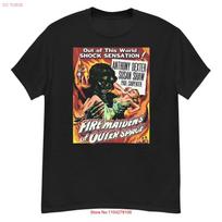 Fire Maidens of Outer Space cult sci fi film fan art t shirt vintage Washed Stylish Breathable Unisex Versatile Comfortable S įvairiaspalvis