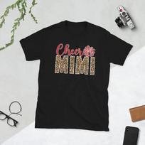 Proud Cheer Mimi Grandma Of A Cheerleader T Shirt S įvairiaspalvis