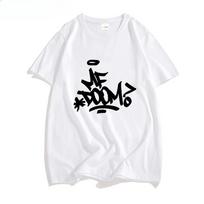 Gatvės apranga MF DOOM Kaukėtasis vyras Didelio dydžio marškinėliai VYRAMS Muzikiniai marškinėliai Aukštos kokybės Gražus dizaino pojūtis S įvairiaspalvis
