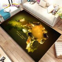 Galaxy Universe Space Stars Area Rug,Carpet Rug for Home Living Room Bedroom Sofa Doormat Decor,Kids play Non-slip Floor Mat HD 40cm x 60cm