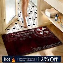 Soft Absorbent Non-Slip Rug Game Resident Evil Requiem Floor Mat Home Decor Doormat Bedroom Floor Mat Shower Carpet 40x60cm