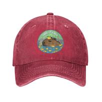 Vintage Chill Capybara Take It Easy Baseball Cap Unisex Distressed Washed Snapback Cap Cute Animal Outdoor Running Soft Caps Hat Adjustable