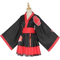 Moterims Naruto Akatsuki Kimono Suknelė Anime Cosplay Kostiumas Helovino Karnavalo Kostiumas S