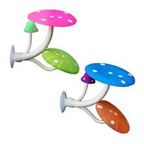 ABBY-Aqua Habitat Leaf With Suction Cup Silicone Ornament Decoration Colorful Lifelike Decor Landscape