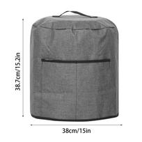 Waterproof Air Fryer Covers Grease Proofing Storage Bag Double Pockets Dust Covers Microwave Oven Hood Kitchen Accessories