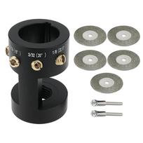TIG Welding Tool Multi Angle & Offsets Tungsten Sharpener with Wheels & Connecting Rod with Cut Off Slot for Most Rotary Tool