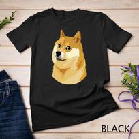 Dogecoin Dog Head Blockchain Shiba Inu Cryptocurrency Unisex T-Shirt Mens Womens Tees Top M