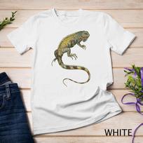 Iguana T-Shirt Mens Womens Tees Top Tropical Lizard Unisex T-Shirt Mens Womens Tees Top S