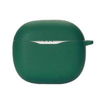 For JBL TUNE120/125TWS Silicone Cover Bluetooth TWS Earphone Protective Sleeve Case Blackish Green