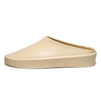 FashionBreathable Mens Slippers Flip Flops Man Beach Shoes Summer New Fashion Cool Outdoor Half Drag for Men Lightweight Comfy Slippers 36 smėlis