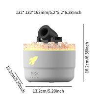 Aroma Diffuser Humidifier Compact 3 Gear Timer Essential Oil Diffuser Mini Humidifier for Yoga Living Room Office Tabletop Hotel balta