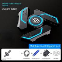 Brand Light Up Hand Spinner Finger Gyro EDC Luminous Metal Silent Bearing Fidget Toys Gift for Adults Children BROKEN EDGE