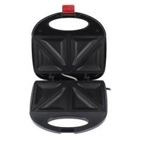 750W Electric Sandwich Maker Non Stick Non Slip Easy Cut Edges Sandwich Press Grill for Breakfast L(for 6.5-9kg)