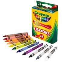 Crayola 24 originalūs 523024 kreidelės, spalvos, produktas,