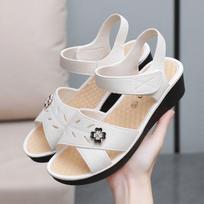 Women's Sandals Roman Style For Office Work With Low Heels Black Ladies Shoes Comfortable And Elegant On Offer Premium Or 36