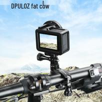 PULUZ 360° Rotating Gimbal Bicycle Clip for DJI Osmo & GoPro Action Cameras juoda