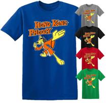 Hong Kong Phooey T-Shirt Tee Top Vintage 70s 80s Cartoon Mens Women Kids 4XL