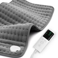 Extra Large 11.8x23.2 Heating Pad for Back Pain, Moist/Dry Electric Heat, 9 Settings, Machine Washable, Auto Shut-Off