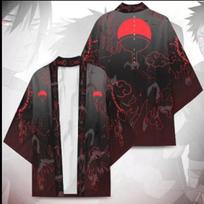 Anime Kakashi Konoha Madara Haori Sasuke Cosplay kostiumai Kimono Uchiha Simbolis Striukė Japoniškas paltas Megztinis pižama Chalatas S