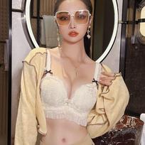 Women Sexy Bras Front Buckle White Bras Lace Underwear Backless Sexy Lady Bras 32/70AB