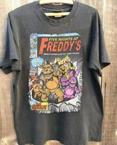 Five Nights At Freddys Marškinėliai, Grafiniai Retro Anglies Spalvos Unisex T-shirt S-5XL Unisex T-Shirt XXXL