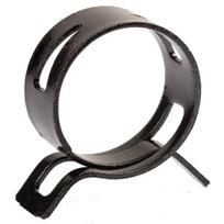 10Pcs Black 65MN Manganese Steel Pinch Spring Hose Clamp 6mm-22mm Elastic Steel Buckle Water Pipe Hoop M6
