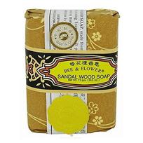 BEE & FLOWER SOAP Bar Soap Sandalwood, 2.65 oz (Pack of 4)
