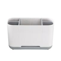 Plastic Toothbrush Holders Easy Cleaning Bathroom Storage Organizer Simple Soap Dish Holder  Home Gray-Large