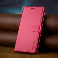 Leather Flip Case For Samsung Galaxy A55 A15 A25 A35 A16 A36 A06 A56 A17 A05S A14 A24 A34 A54 A13 A23 A33 A53 Wallet Cover A52 For Galaxy A52 A52S rožinė raudona spalva