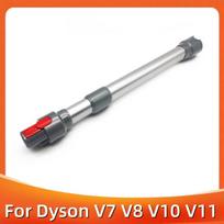 Telescopic Rod Extension Tube For Dyson V7 V8 V10 V11 V15 Sweeping Robot Vacuum Cleaner Household Replacement Accessories Part gray-1pc