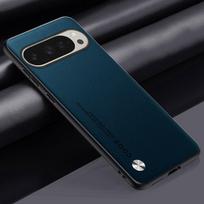 For Google Pixel 10 Pro XL Case Luxury PU Leather Phone Case For Google Pixel 10 Pro 5G Pixel10 Back Cover Silicone Protection For Pixel 10 žalia